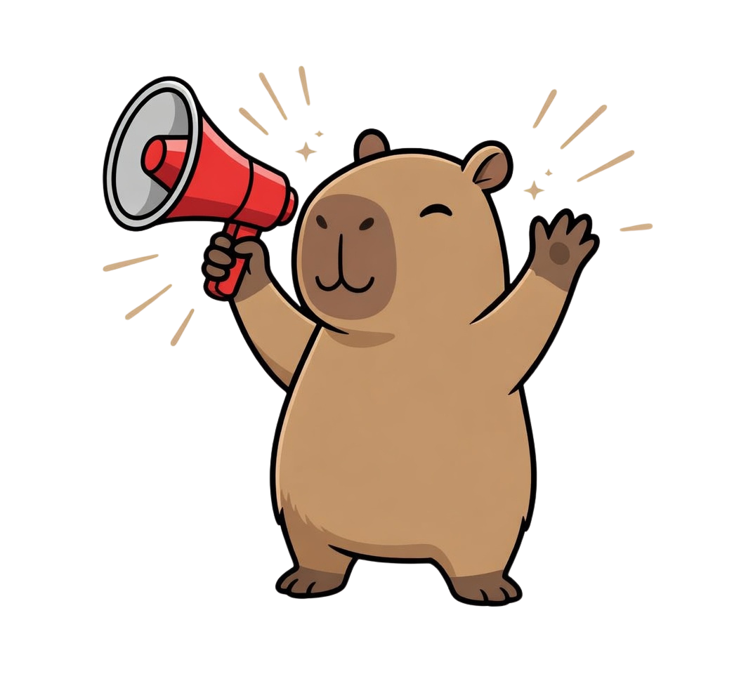 Capybara waiting patiently